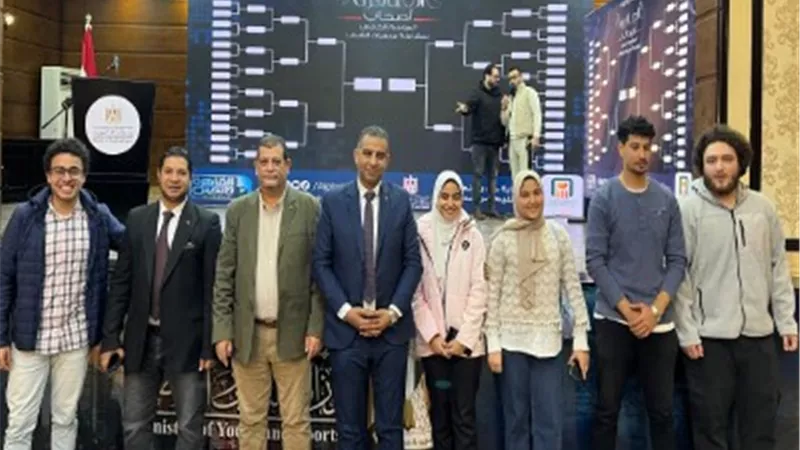 مدير الرياضة بالقليوبية وفريق المديرية الصاعد يشاركون بمؤتمر 