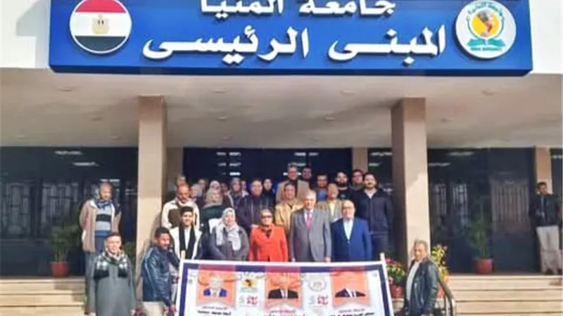 جامعة المنيا تنظم قافلة تنموية متكاملة لقرية سلاقوس بالعدوة