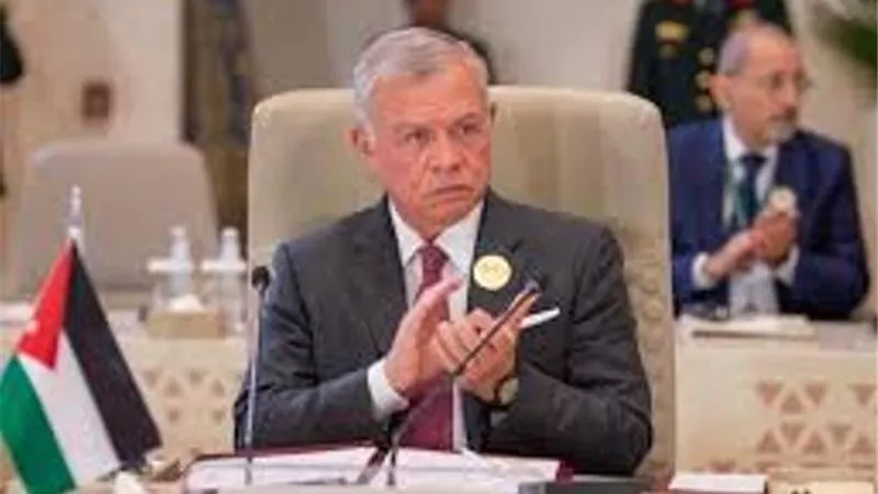 ملك الأردن: حل الدولتين هو السبيل الوحيد للسلام الشامل