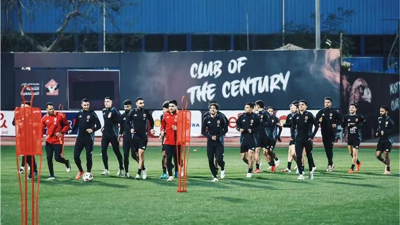 الأهلي يختتم استعداداته لمباراة طلائع الجيش فى الدوري