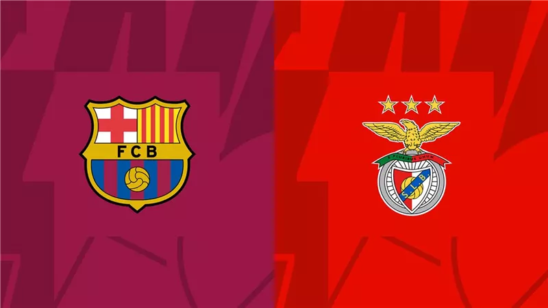 موعد مباراة برشلونة وبنفيكا بدوري أبطال أوروبا.. والقناة الناقلة