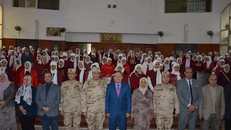 إنطلاق أولى دورات التربية الوطنية لطالبات جامعة دمياط