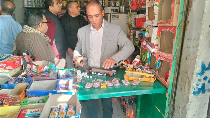 ضبط 1183 عبوة ألعاب نارية في حملة مكثفة بقنا