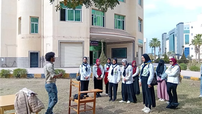 جامعة كفر الشيخ تنظم دورة تنمية وصقل المهارات الكشفيه