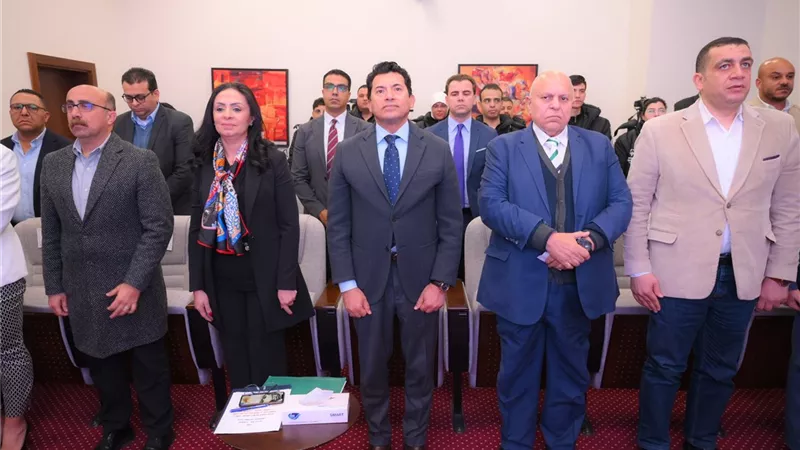 وزيرا الشباب والتضامن يشهدان المؤتمر الصحفي للمشاركين في الألعاب الشتوية للأولمبياد الخاص