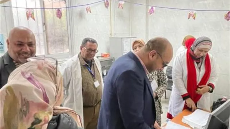وكيل صحة دمياط يترأس لجنة مكبرة لمفاجئة مستشفى الصدر