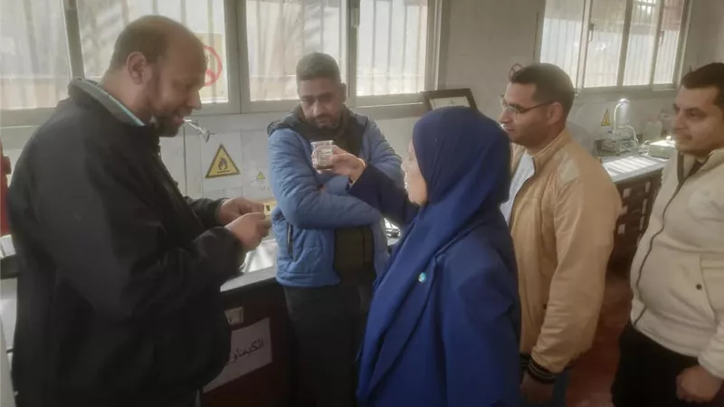 رئيس مياه بني سويف تتفقد محطات ابو شهبة في أهناسيا