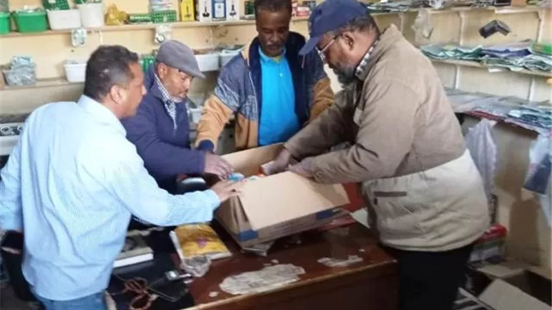 مصادرة ألعاب النارية وإغلاق للمحلات ضمن حملات محافظة أسوان
