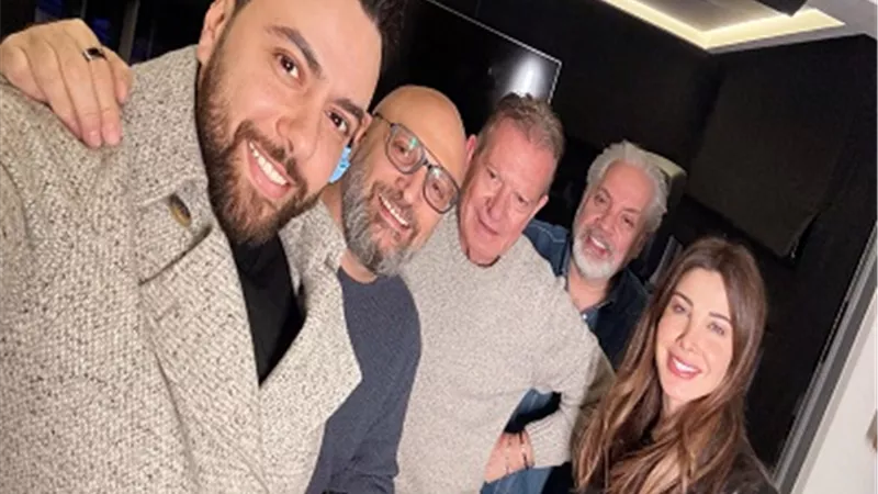 نانسي عجرم تحتفل بتصدر 