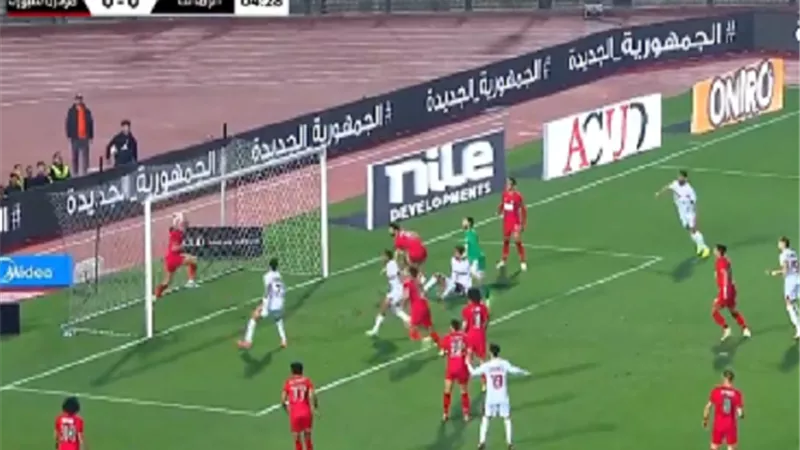 شاهد.. هدف الزمالك في مرمى مودرن سبورت برأسية دونجا