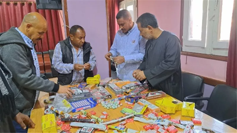 ضبط كمية من الالعاب النارية في اليوم الرابع للحملة