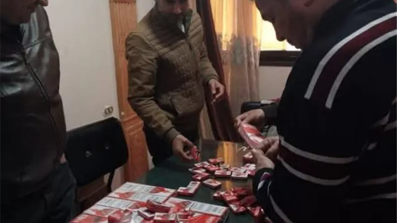 إعدام ٢٥٠٠ قطعة ألعاب نارية ضُبطت في حملة بثانى الزقازيق