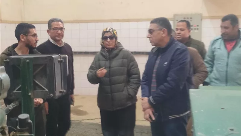 رئيس جهاز الشيخ زايد تتفقد محطات رفع الصرف وتنقية مياه الشرب