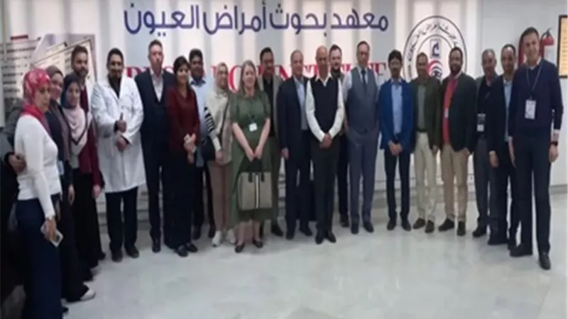 معهد بحوث العيون يعقد امتحانات زمالة كلية الأطباء والجراحين الملكية