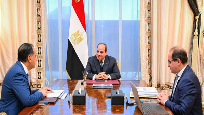 الرئيس يستعرض مؤشرات الأداء المالى للدولة ومستهدفات موازنة 2025 - 2026