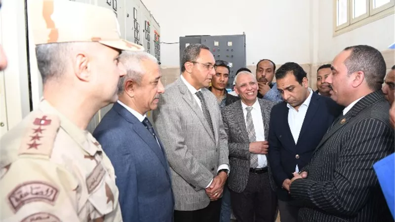 محافظ قنا يفتتح محطة مياه حجازة قبلي بقوص
