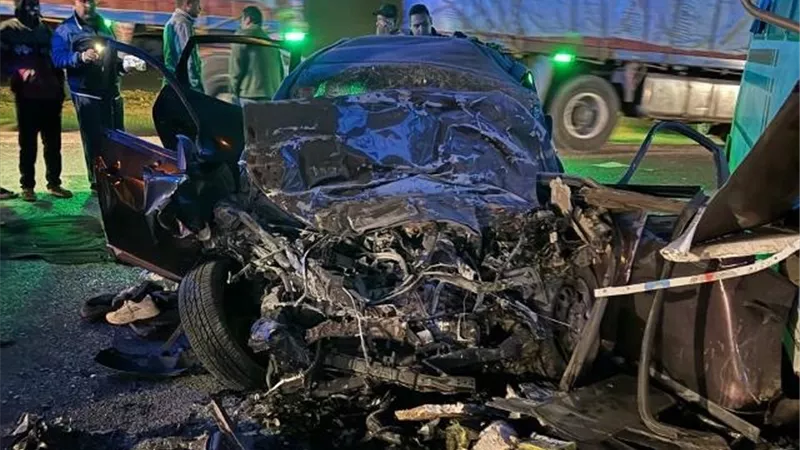 مصرع وإصابة 16 بحادث تصادم فى العاصمة الإدارية.. بالصور