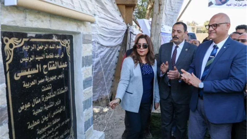 وزيرة التنمية المحلية : تطوير شارع الرشاح بتكلفة 51.7 مليون جنيه