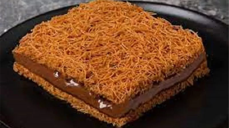 طريقة عمل الكنافة بالنوتيلا