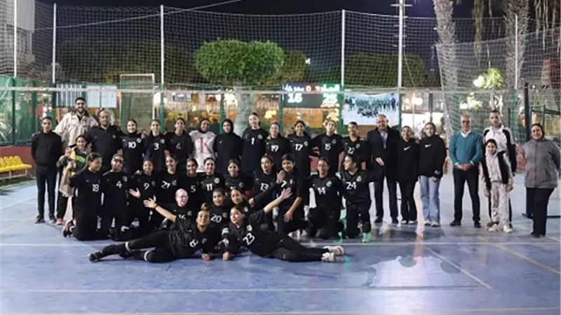 فريق ناشئات طائرة الجياد تحت 13 يفوز على سموحة 0/3