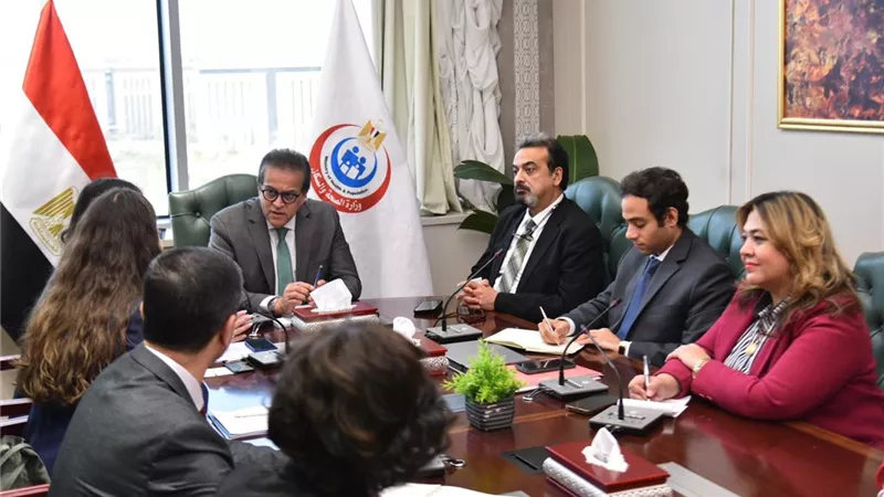 وزير الصحة يبحث مع ممثل اليونيسيف سبل تعزيز التعاون