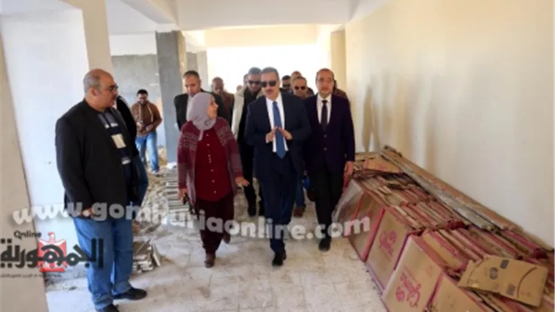 محافظ المنوفية : إفتتاح مدرسة كفر شبرا بلولة الجديدة العام المقبل