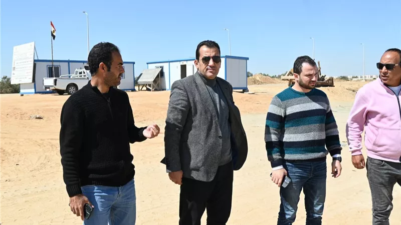 نائب رئيس المجتمعات العمرانيةيتفقد المشروعات التنمويةوالسكنية