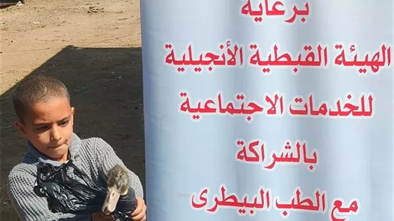 الهيئة الإنجيلية تنفذ قافلة بيطرية مجانية بالدقهلية
