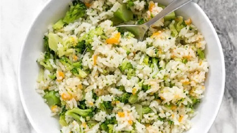 طريقة تحضير الأرز بالبروكلي