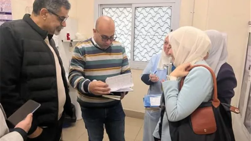 وكيل الصحة بدمياط يفاجئ مستشفى حميات عاصمة المحافظة