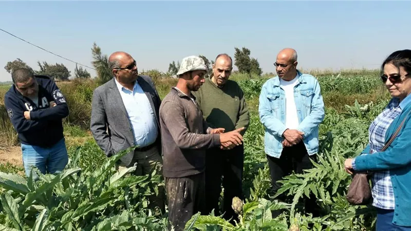 حملة توعوية بعنوان معاك فى الغيط بالاسكندرية