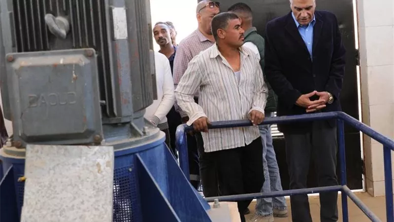 محافظ أسوان يوجه للإسراع بتشغيل محطة رفع الصرف الصحى بالكاجوج