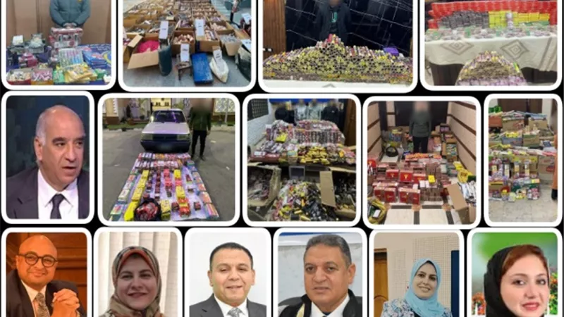 فوضى الألعاب النارية.. فى الشوارع