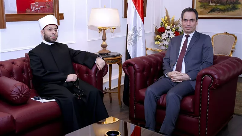 وزير الأوقاف يزور ماسبيرو لتدشين كرسي الإمام الليث بن سعد