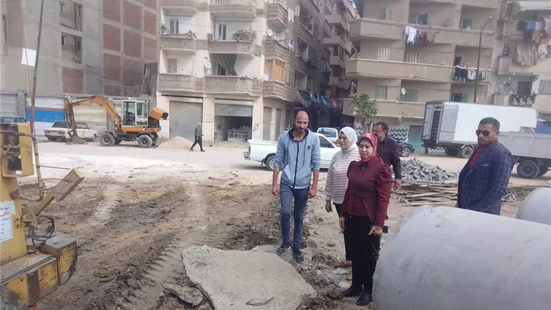 تغطية مصرفين بعزبة سكينه بالاسكندرية استجابة لطلبات المواطنين