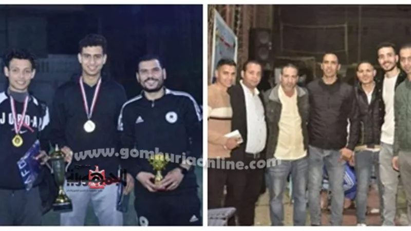 فريق بنى سلامه بطل الدورة الرمضانية المصغرة لكرة القدم