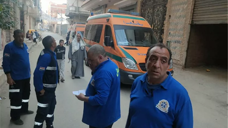 السيطرة على حريق عيادة طبيب بالدلنجات