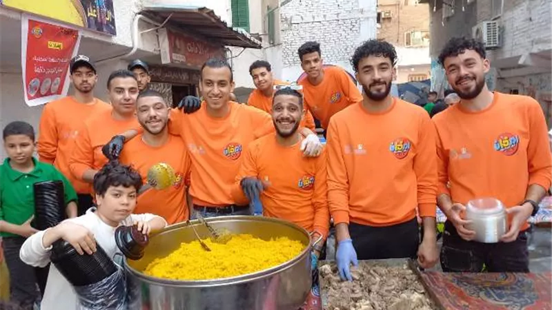 10 أطنان من اللحوم والمحاشي والأرز في إفطار المطرية