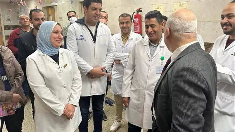 وكيل صحة القليوبية يشيد بالخدمات الطبية بمستشفى الخانكة