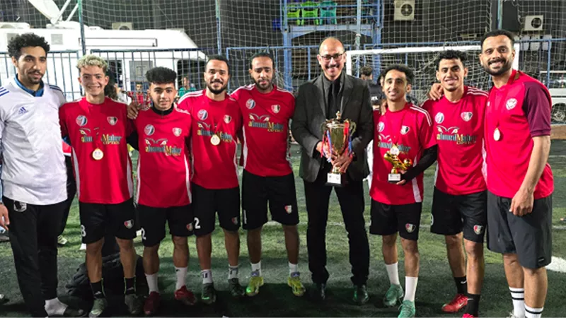 شباب ميت غراب بطلا لكأس الدورة الرمضانية بنادى النصر القاهرى