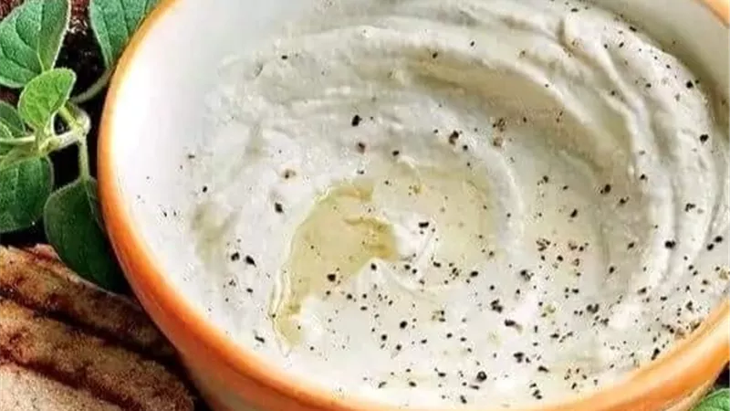 صوص الطحينة بالزبادي للمشويات