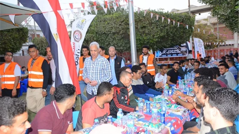 جامعة أسيوط تنظم حفلة الإفطار الجماعي ل 4 كليات