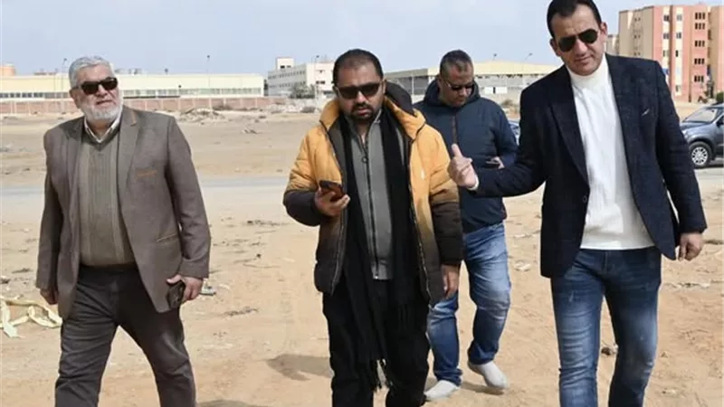 رئيس جهاز العاشر من رمضان يتفقد مشروع امتداد الموقف الإقليمي الجديد