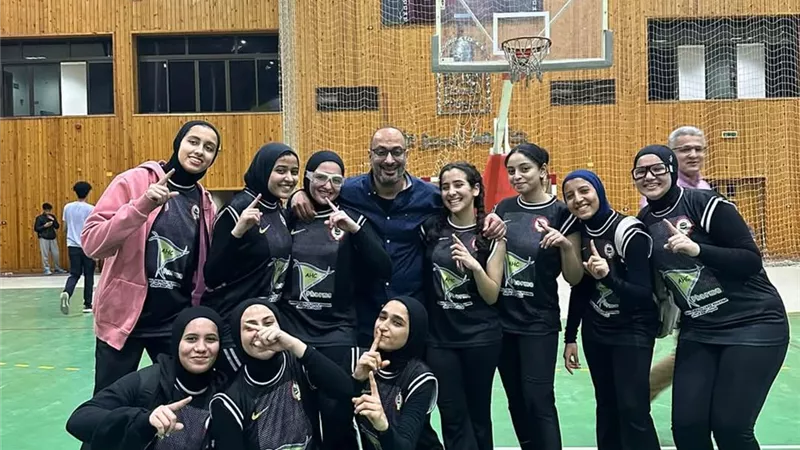 نادى شبان اسيوط أبطال الصعيد تحت ١٨ سنة ناشئات في كرة السلة