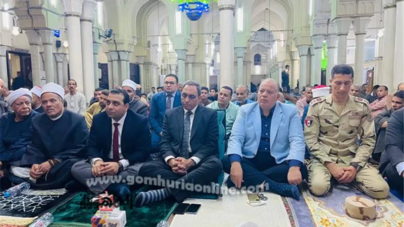 محافظ قنا يشهد احتفال الأوقاف بذكرى غزوة بدر بمسجد سيدى عبدالرحيم