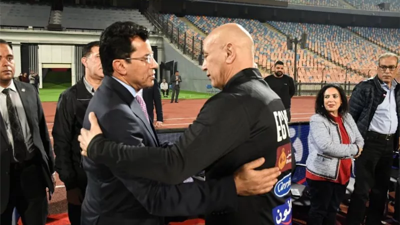 منتخب مصر يستائنف تدريباته..بحضور وزير الرياضة وهاني ابوريدة..صور