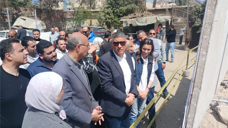 محافظ الجيزة يشهد اشارة بدء انشاء مركز طب الاسرة بكرداسة