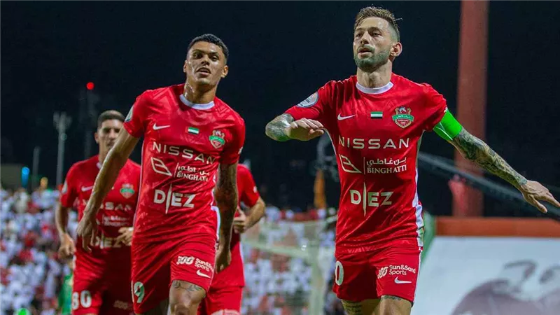 شباب الأهلى يفوز على الشارقة بنصف نهائى كأس الرابطة الإماراتية