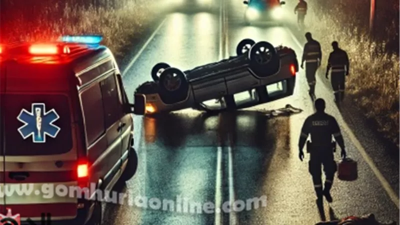 وفاة وإصابة 8 أشخاص في حادث انقلاب سيارة بطريق السادات – المنوفية