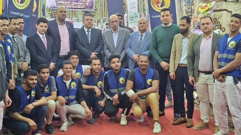 حماة الوطن يفتتح معرض دعم الصناعة المحلية بالمنيا